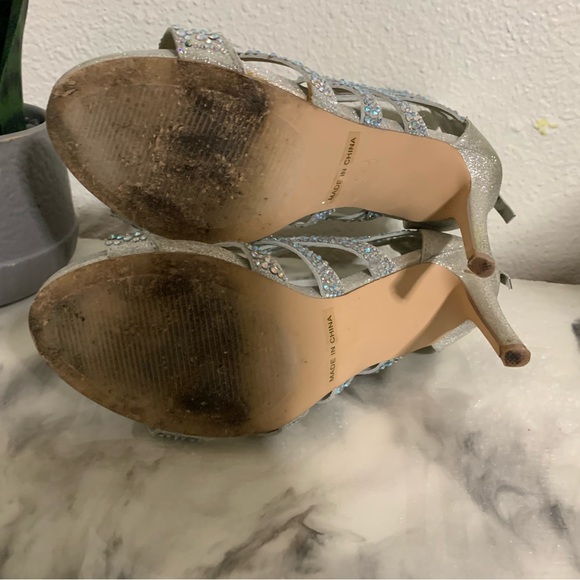 DE Blossom glitter heels women’s 7 - Picture 9 of 9
